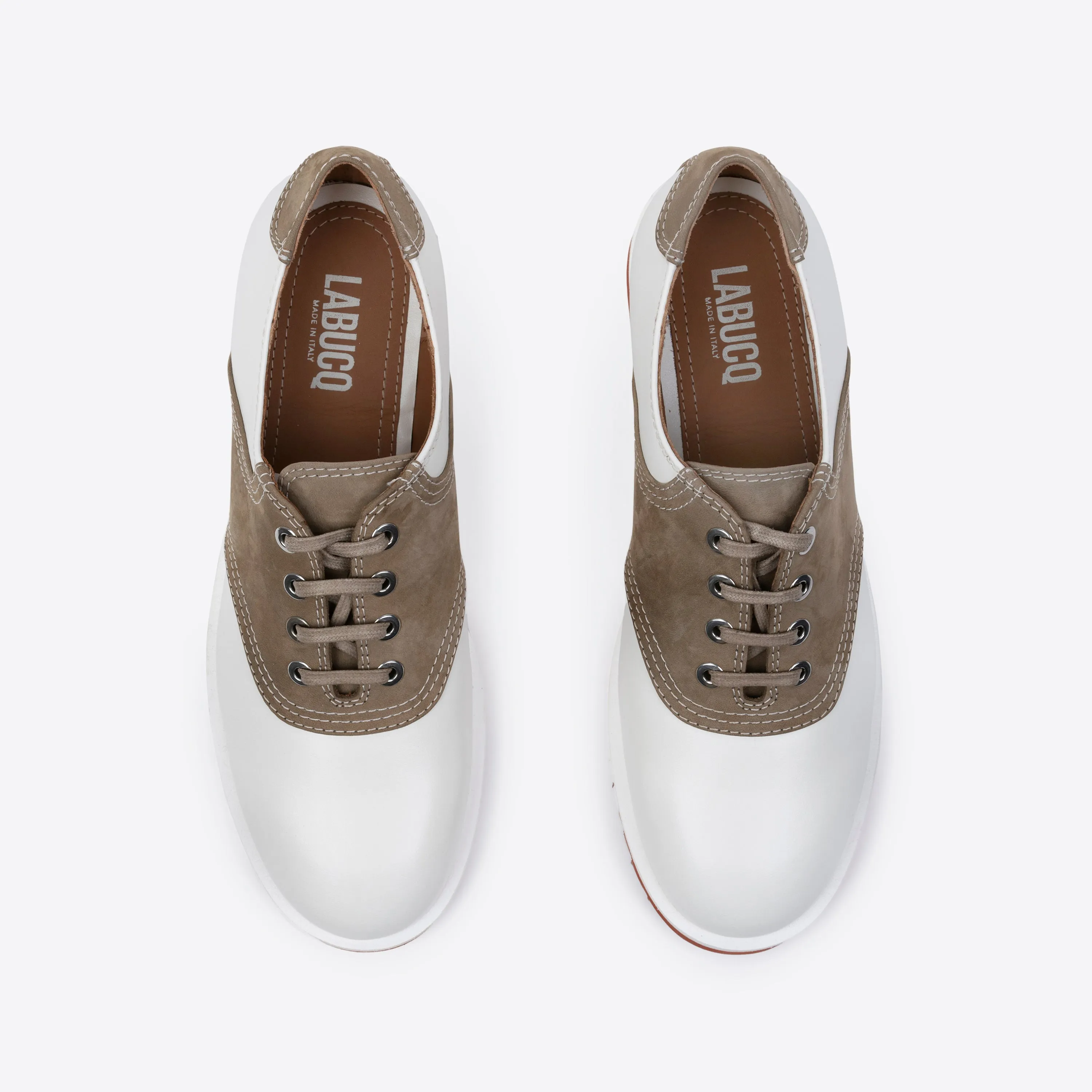 Saddle Shoe Sage White