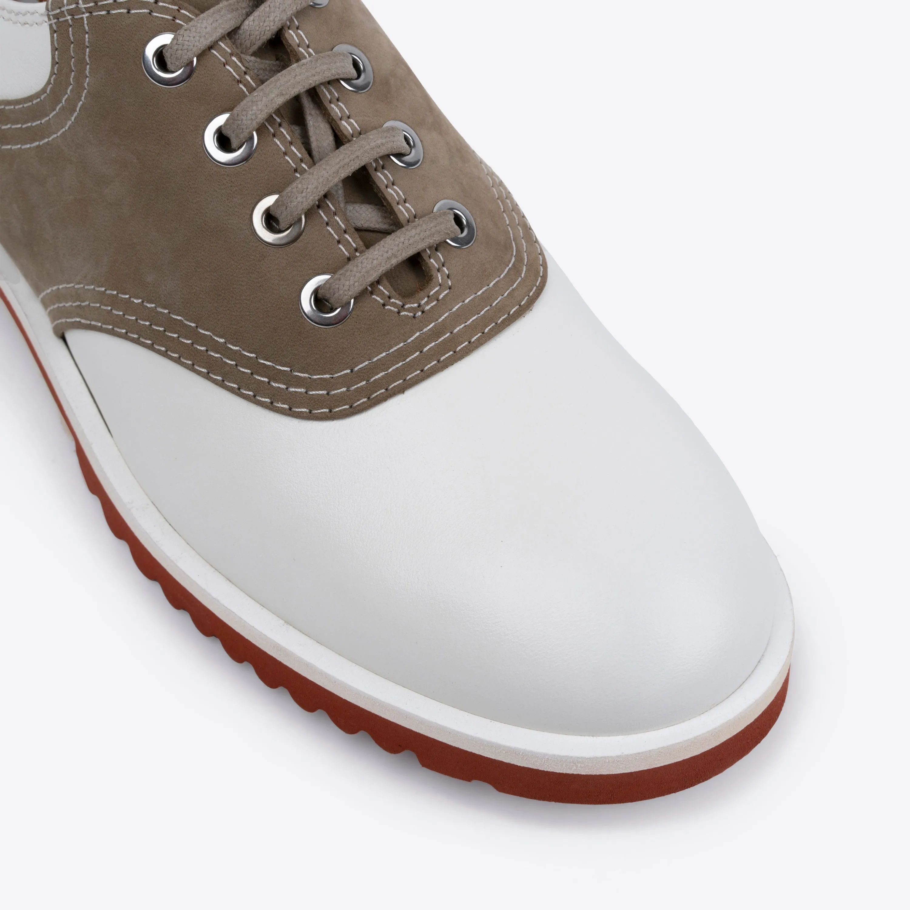 Saddle Shoe Sage White