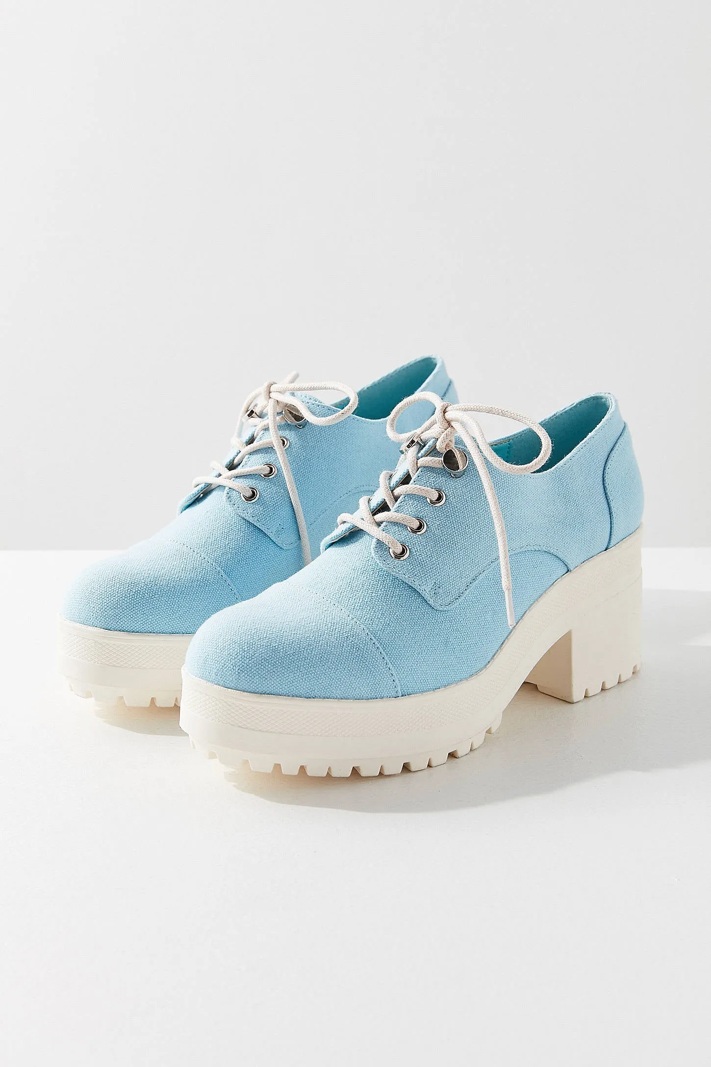 Sadie Denim Bubble Toe Oxford Shoe