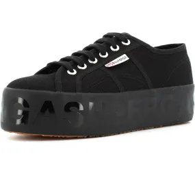 Scarpe da donna Superga - Art. 2790 SHINYPRINTED PLAT sneakers nero confort