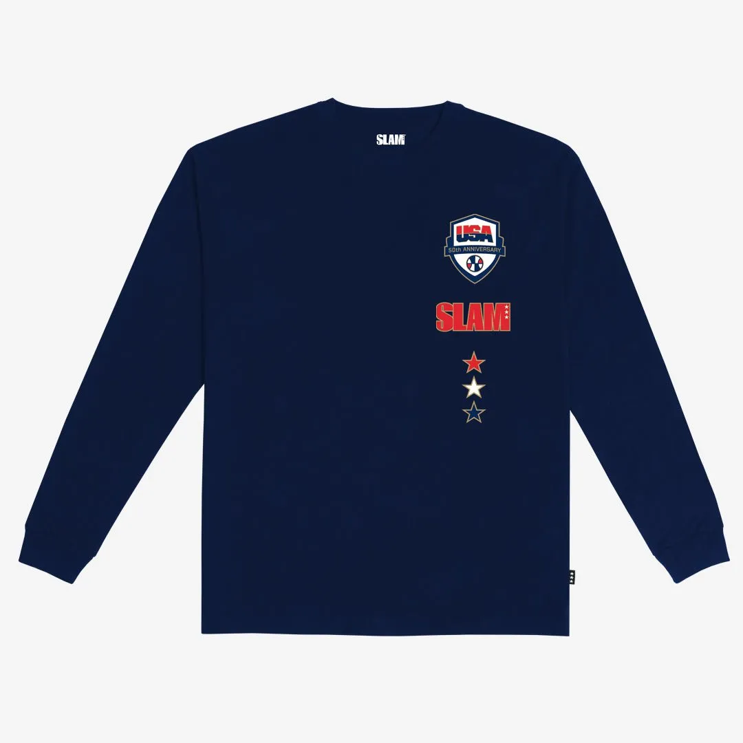 SLAM x USA Basketball 50 Years L/S Tee