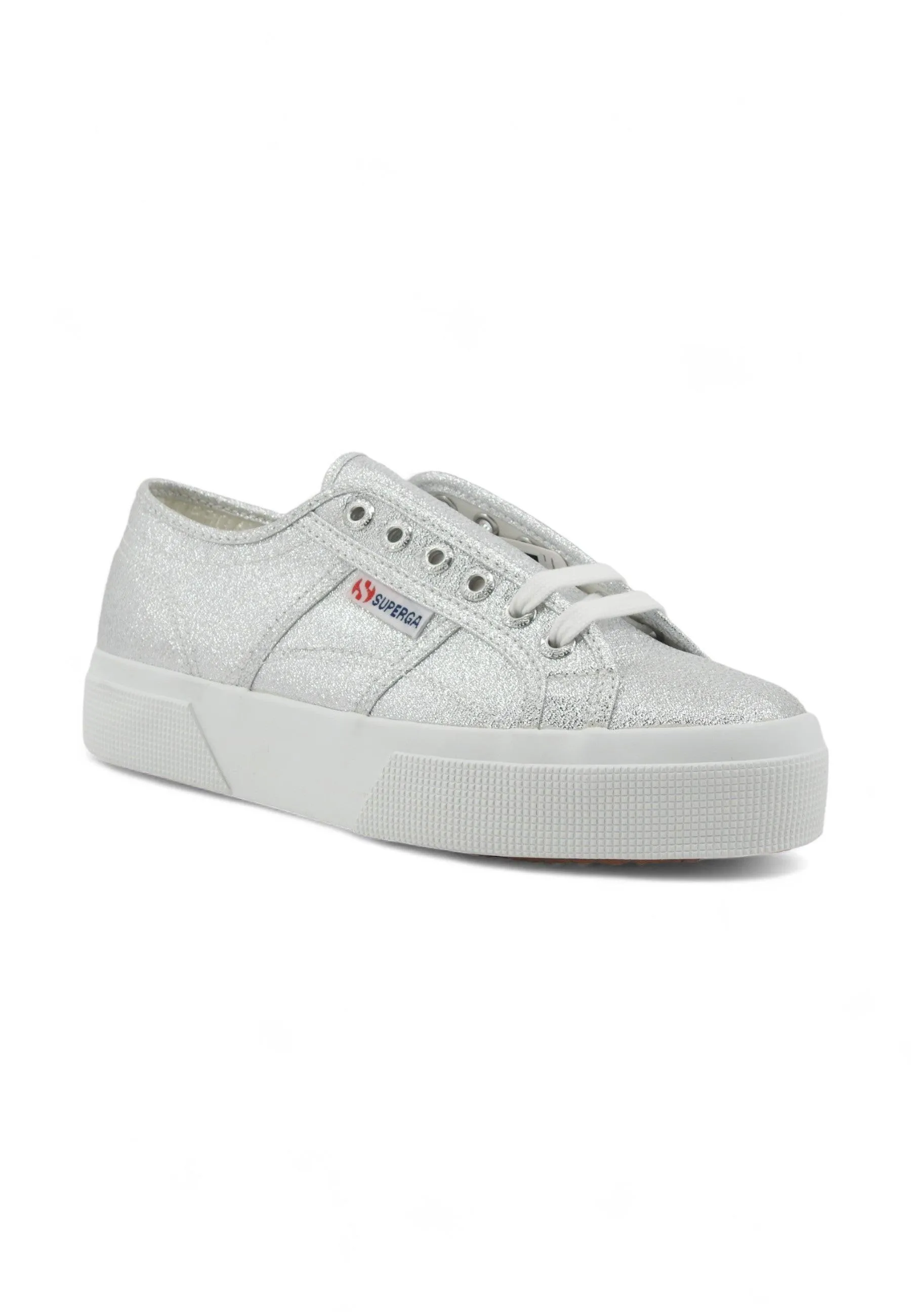 SUPERGA 2740 Platform Sneaker Donna Grey Silver S6128SW