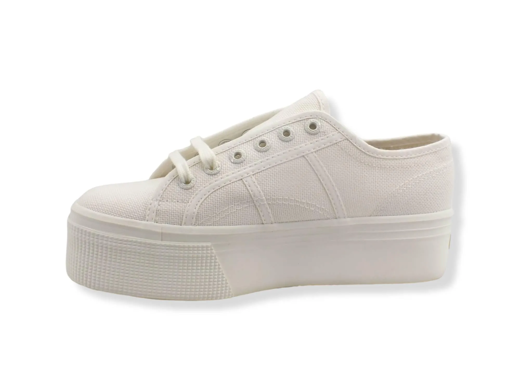 SUPERGA 2790 Platform Sneaker White Avorio Rainbow S7113KW