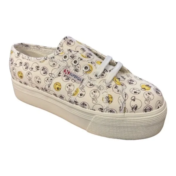 Superga SMILE white yellow 2790 S007EJ0 J66