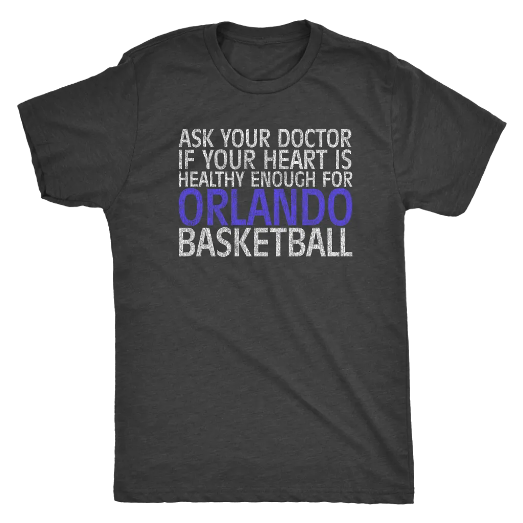 The "Orlando Basketball" Men's Tri-blend Tee