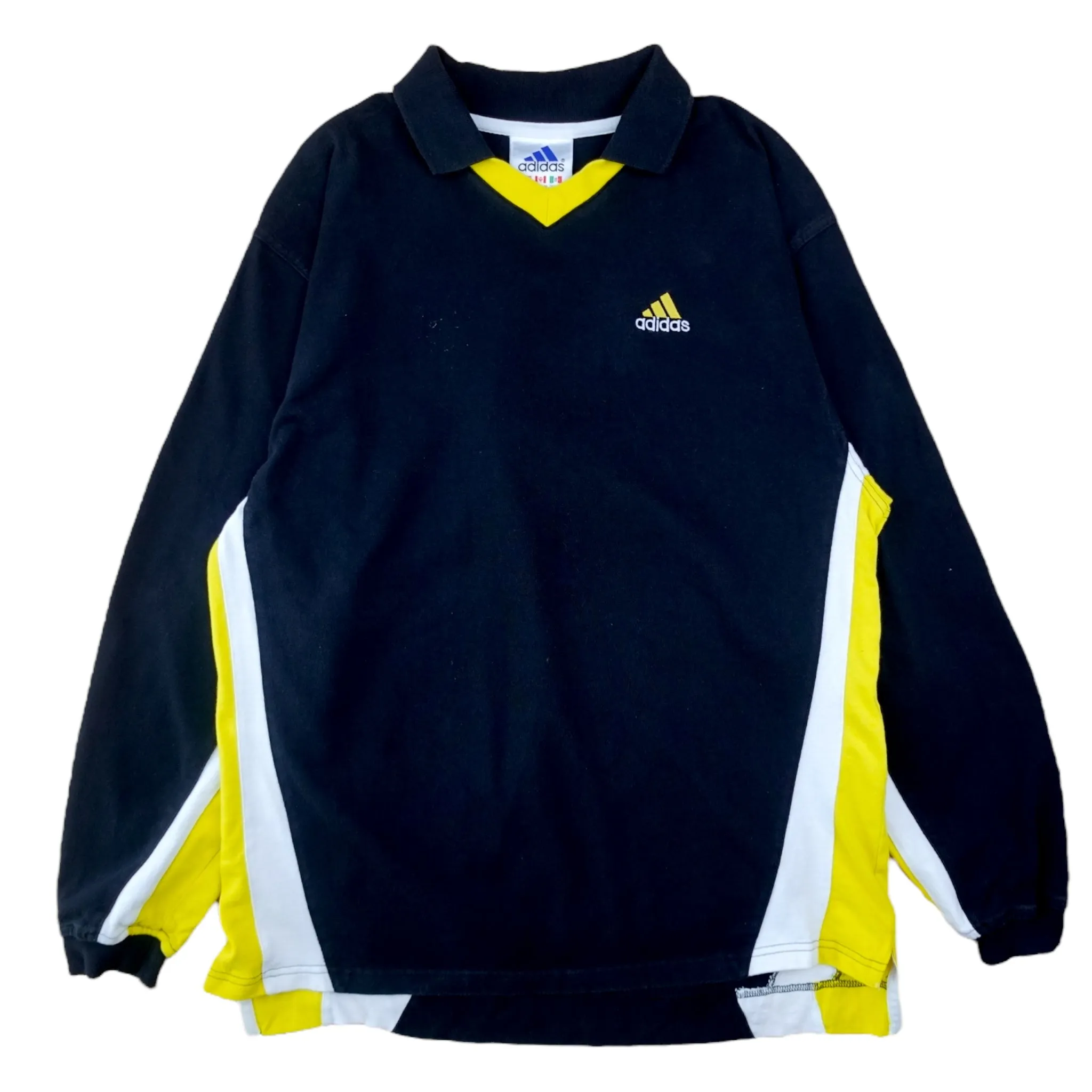 Vintage Adidas Long Sleeve Soccer Jersey - M