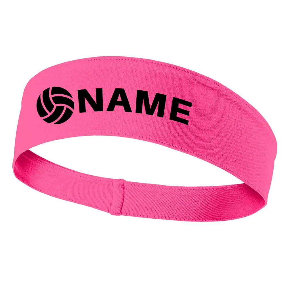 Volleyball Printed Moisture Wicking Headbands for Men and Women - Personalization