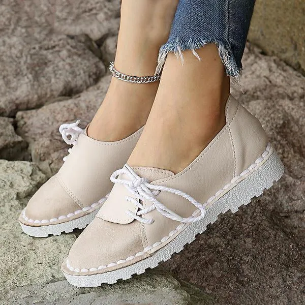 Women's Casual Round Toe Strap Peas Shoes 46521506S